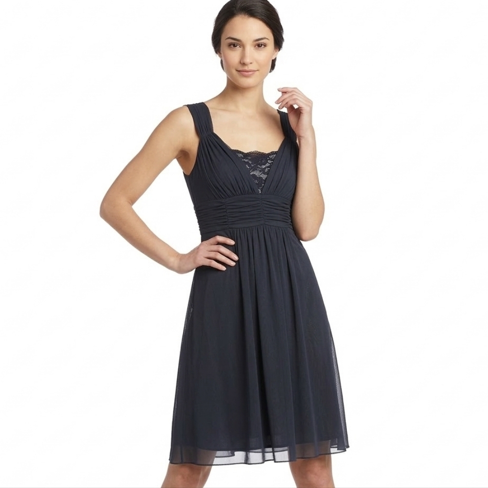 White House Black Market Black Dress EUC